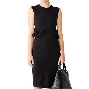 Alexia Admor Black Double Bow Cocktail Dress in Size Medium‎